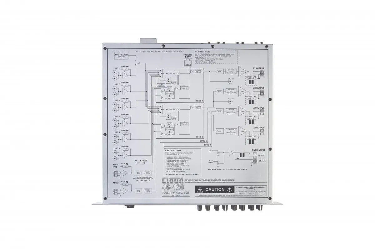Cloud Electronics 46-120T Mixer Amplifier - Thumbnail 4