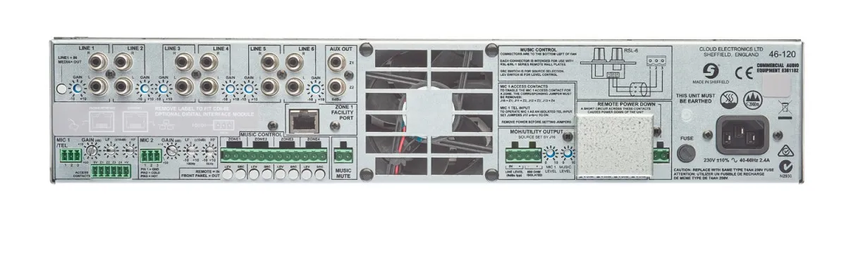 Cloud Electronics 46-120T Mixer Amplifier
