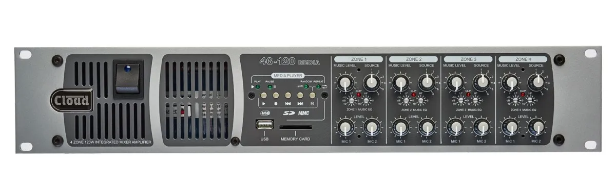 Cloud Electronics 46-120T Mixer Amplifier - Thumbnail 2